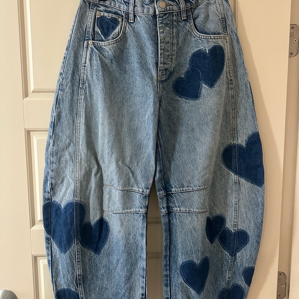 Women's Blue Heart Jeans